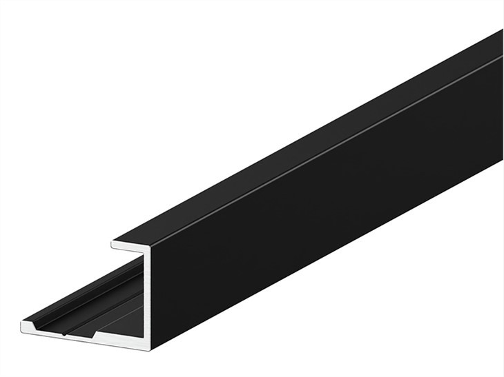 Black Aluminum Decorative Profiles