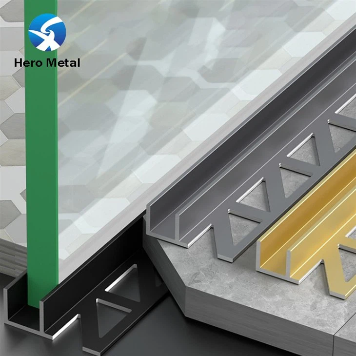 F shape shower glass profile