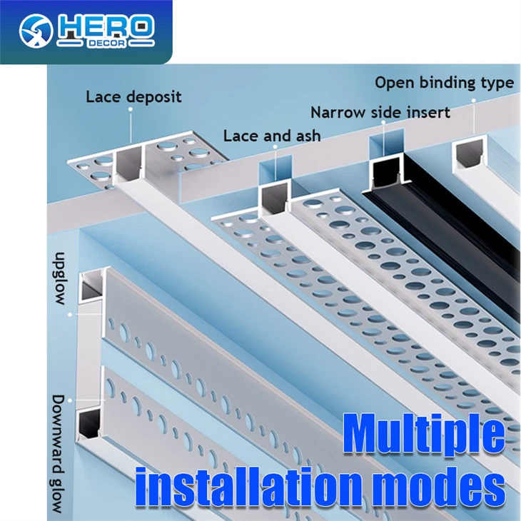 Ceiling Led Light Channel factory